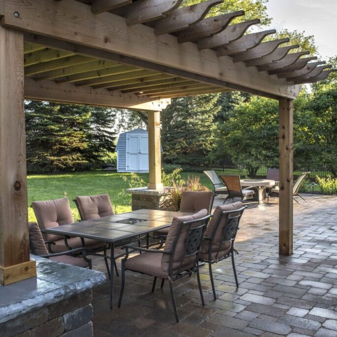 Outdoor Hardscape Ideas - Patio, Pavers, Pergola